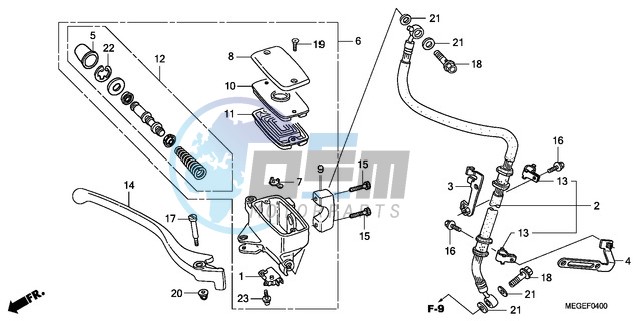 FRONT BRAKE MASTER CYLINDER