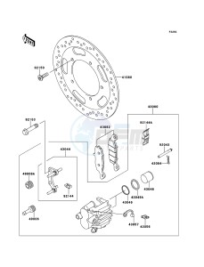 VN900 CLASSIC VN900BDFA GB XX (EU ME A(FRICA) drawing Front Brake