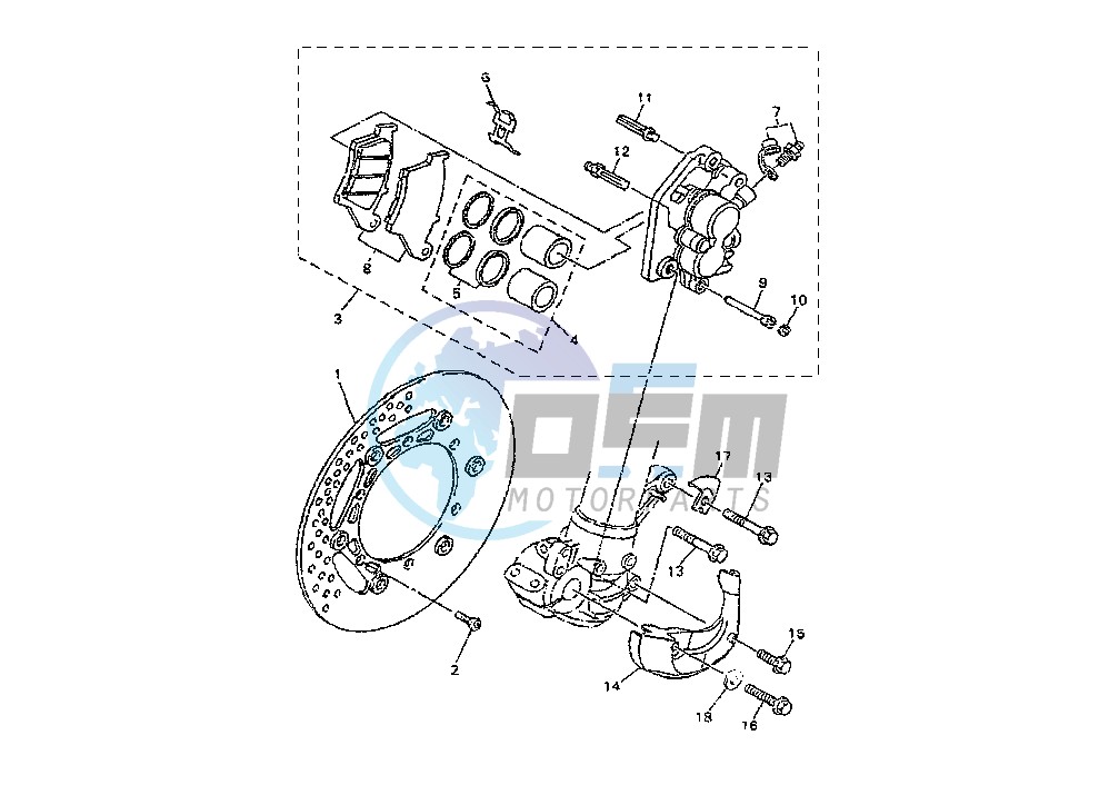 FRONT BRAKE CALIPER