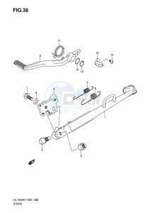 DL1000 (E2) V-Strom drawing STAND