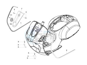 LX 50 4T-4V Touring drawing Front shield