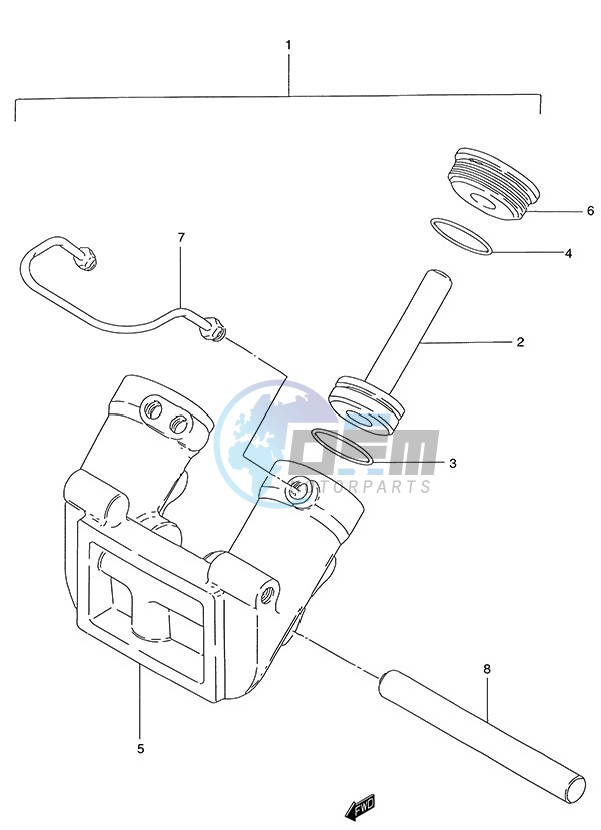 Trim Cylinder (1986 to 1995)