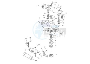 XVZ TF ROYAL STAR VENTURE 1300 drawing STEERING