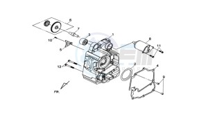 HD 2 125 drawing CRANKCASE RIGHT