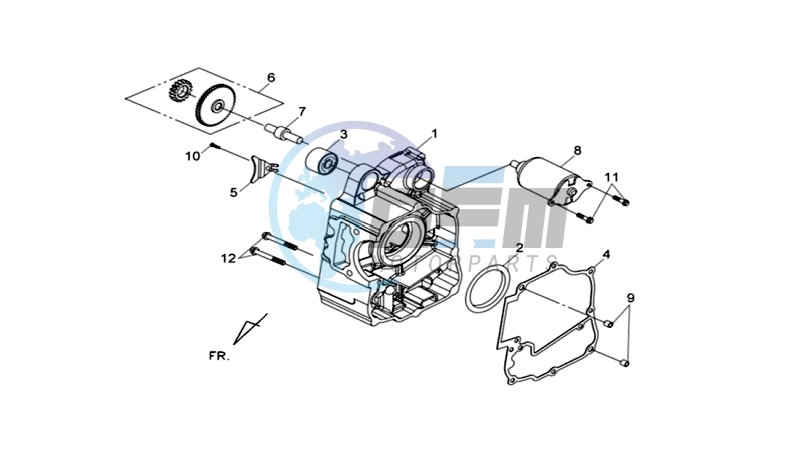 CRANKCASE RIGHT