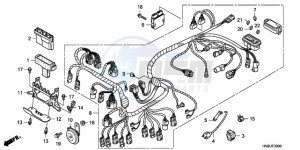 TRX500FAA Australia - (U) drawing WIRE HARNESS