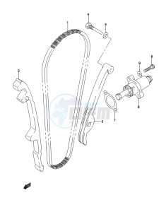 LT-A500XP Z drawing CAM CHAIN