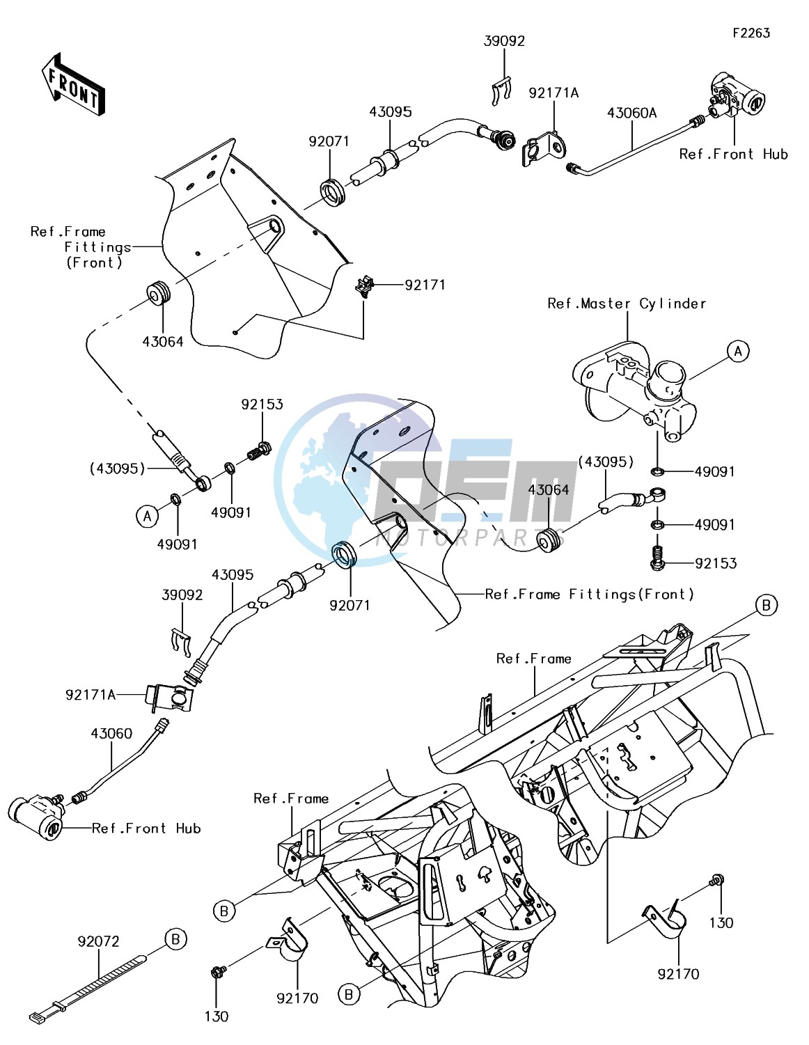 Front Brake Piping