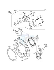 Z250SL_ABS BR250FFF XX (EU ME A(FRICA) drawing Front Brake