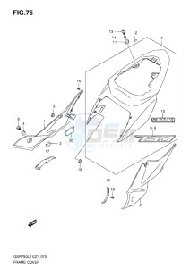 GSR750 drawing FRAME COVER L2