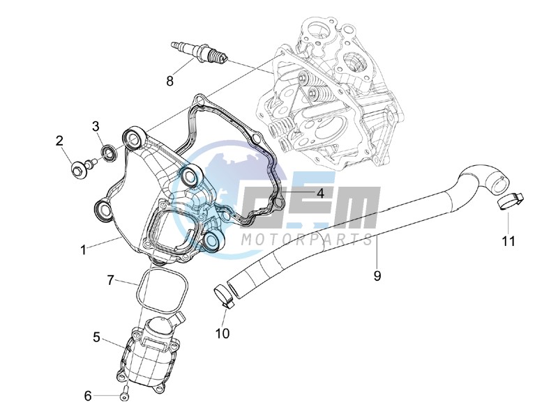 Cylinder head cover