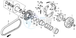 NH80MD drawing DRIVEN FACE