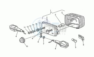 NTX 650 drawing Taillight