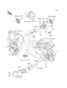 KX 450 E (KX450F MONSTER ENERGY) (E9FA) E9F drawing OIL PUMP