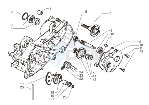 Ark AC 45 Yellow-Silver 50 drawing Rear wheel axle