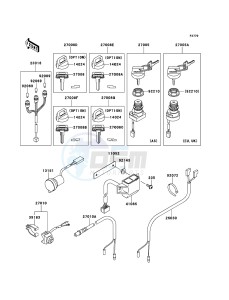 KVF360_4X4 KVF360ABF EU GB drawing Ignition Switch