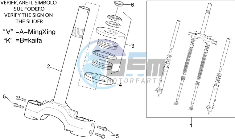 Front fork - Stem base