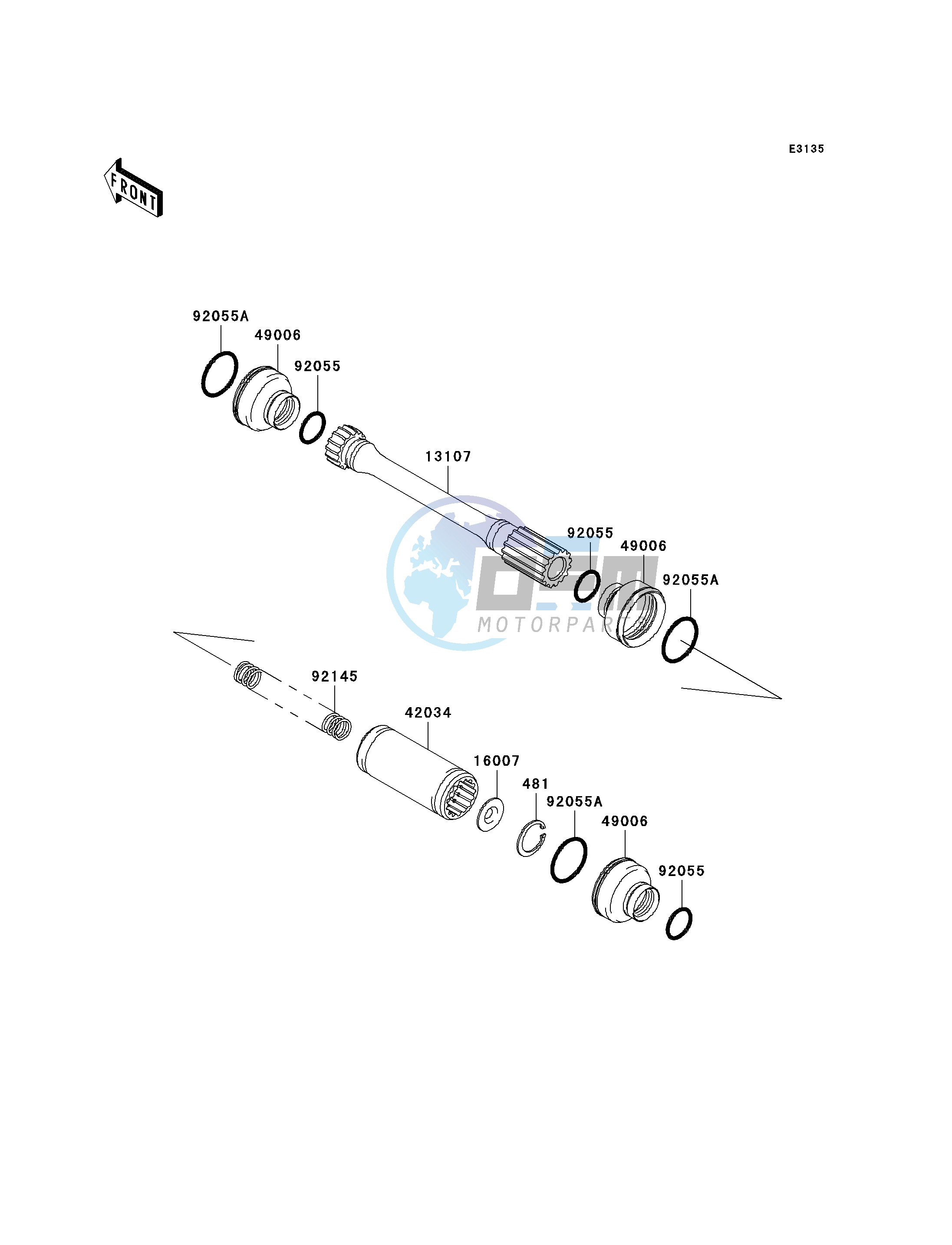 DRIVE SHAFT-PROPELLER