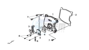 MAXSYM 600 I ABS EXECUTIVE EURO4 L7 drawing CYLINDER HEAD COVER