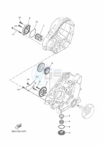 XSR125 LEGACY MTM125-C (BLA1) drawing OIL PUMP