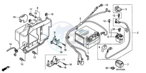 FES1509 Europe Direct - (ED) drawing BATTERY