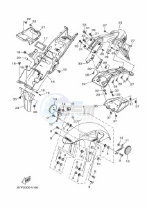 YZF320-A YZF-R3 (B7PF) drawing FENDER