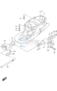 DF 250 drawing Drive Shaft Housing SS Model