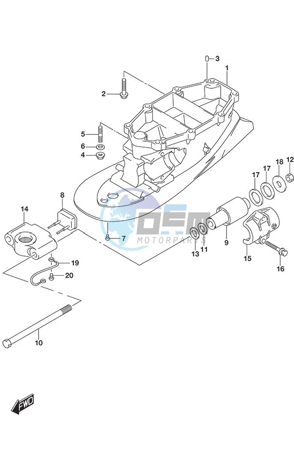 Drive Shaft Housing SS Model