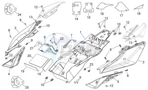 Shiver 750 drawing Rear Body I