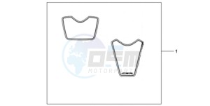 CBR1000RR9 BR / HRC MME - (BR / HRC MME) drawing RACING STICKERS