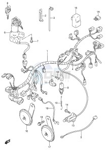 RF600R (E2) drawing WIRING HARNESS (MODEL P R)