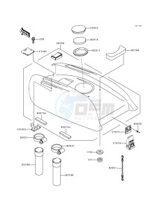 JS 750 A [750 SX] (A1-A4) [750 SX] drawing ENGINE HOOD