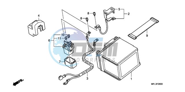 BATTERY (CBR1000RR)