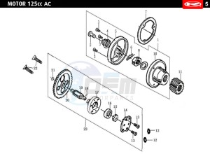 TANGO-125-E4-BLACK drawing LUBRICATION SYSTEM