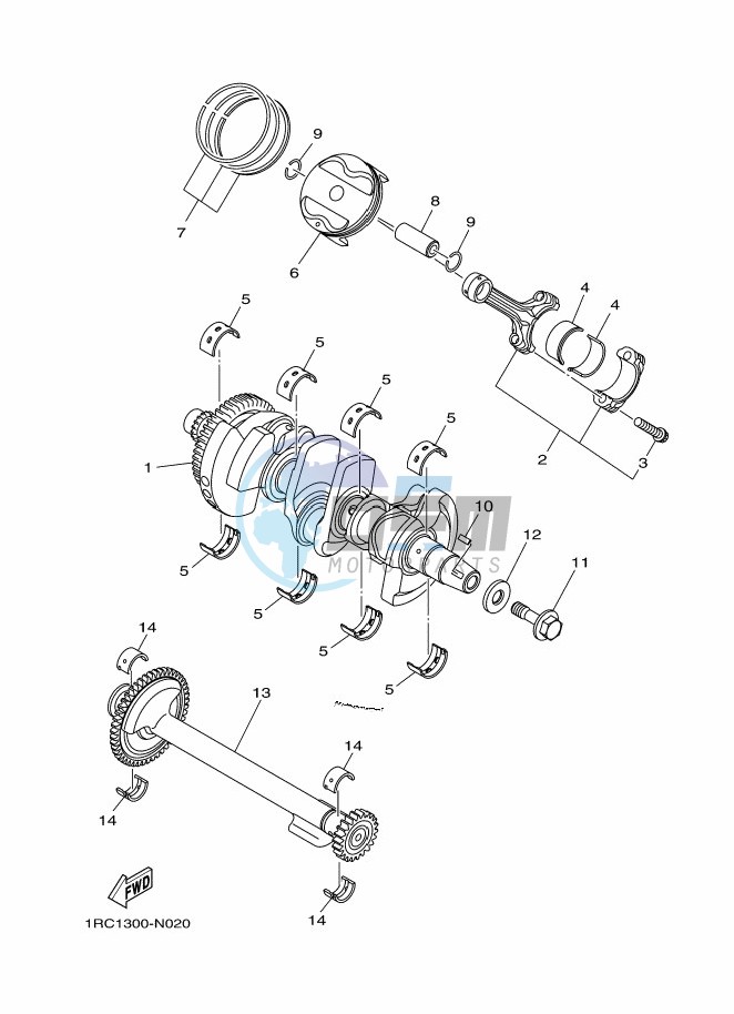 CRANKSHAFT & PISTON