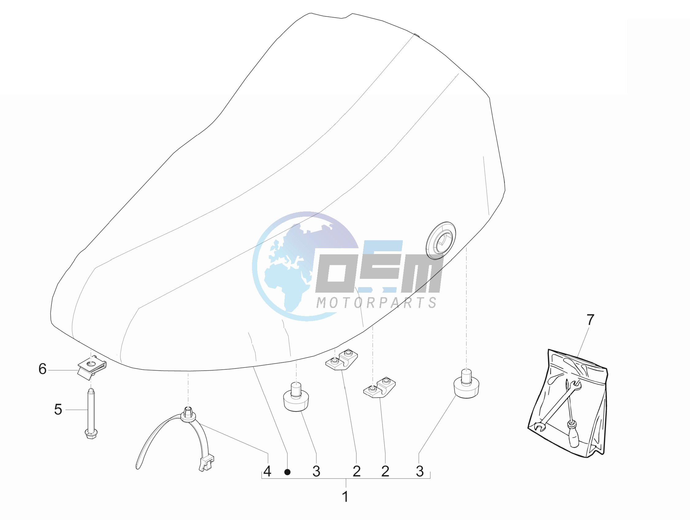 Saddle seats - Tool roll