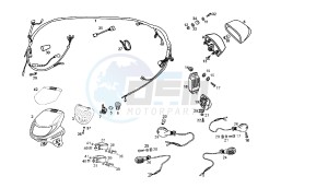 SENDA R X-RACE - 50 CC VTHSR1A1A drawing WIRING HARNESS