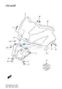 GSX-R1000R EU drawing FUEL TANK FRONT COVER (SPECIAL EDITION)