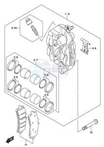 GSX-S1000F drawing FRONT CALIPER