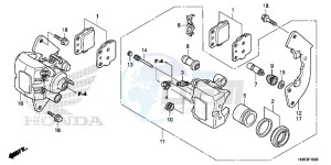 TRX500FA6H Europe Direct - (ED) drawing FRONT BRAKE CALIPER