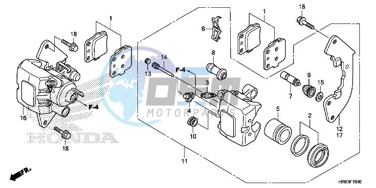 FRONT BRAKE CALIPER