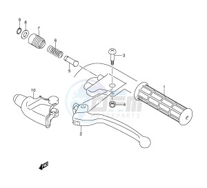 LT-A50 (P2) drawing LH HANDLE LEVER