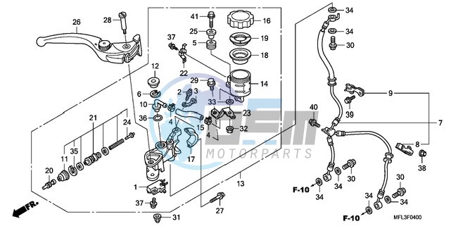 FR. BRAKE MASTER CYLINDER (CBR1000RR)