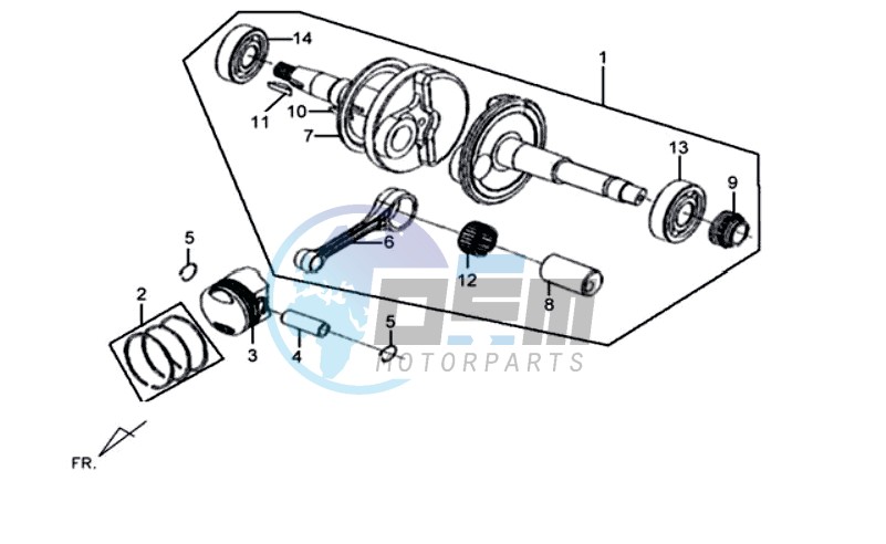 CRANKSHAFT / PISTON / PISTON RING