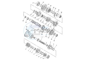 YZF R1 1000 drawing TRANSMISSION