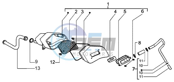 Secondairy air box