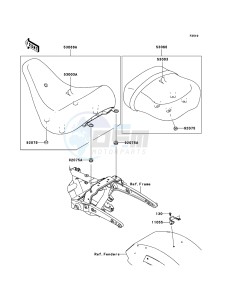 VN1700 CLASSIC TOURER VN1700C9FA GB XX (EU ME A(FRICA) drawing Seat