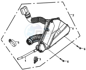 CROX 50 (AE05W6-NL) (L5-M1) drawing AIR FILTER