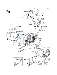 ER-6n ER650A8F GB XX (EU ME A(FRICA) drawing Cowling