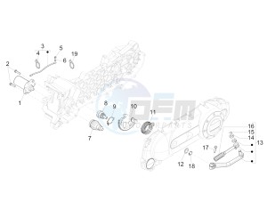 Liberty 50 4T PTT NEXIVE drawing Stater - Electric starter